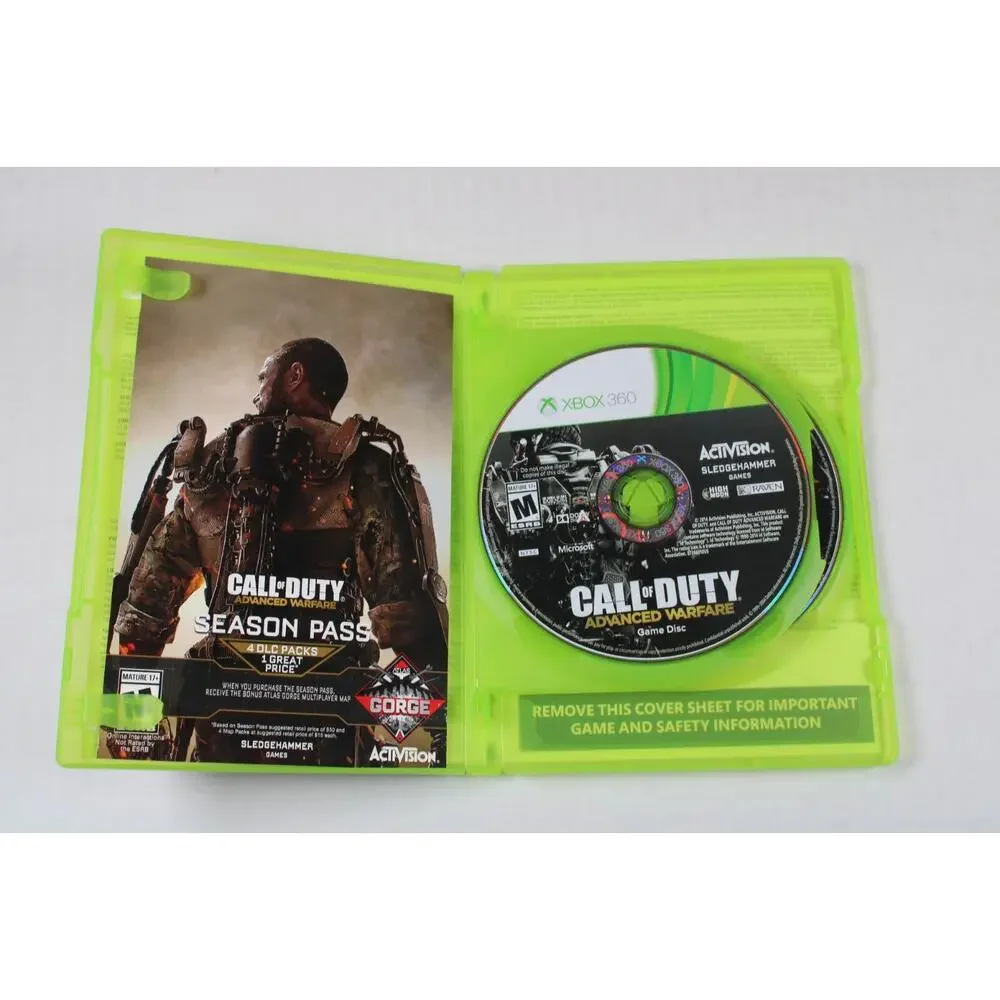 Call Of Duty Advanced Warfare Gold Ed. (2 Discs) Xbox 360 Game Complete